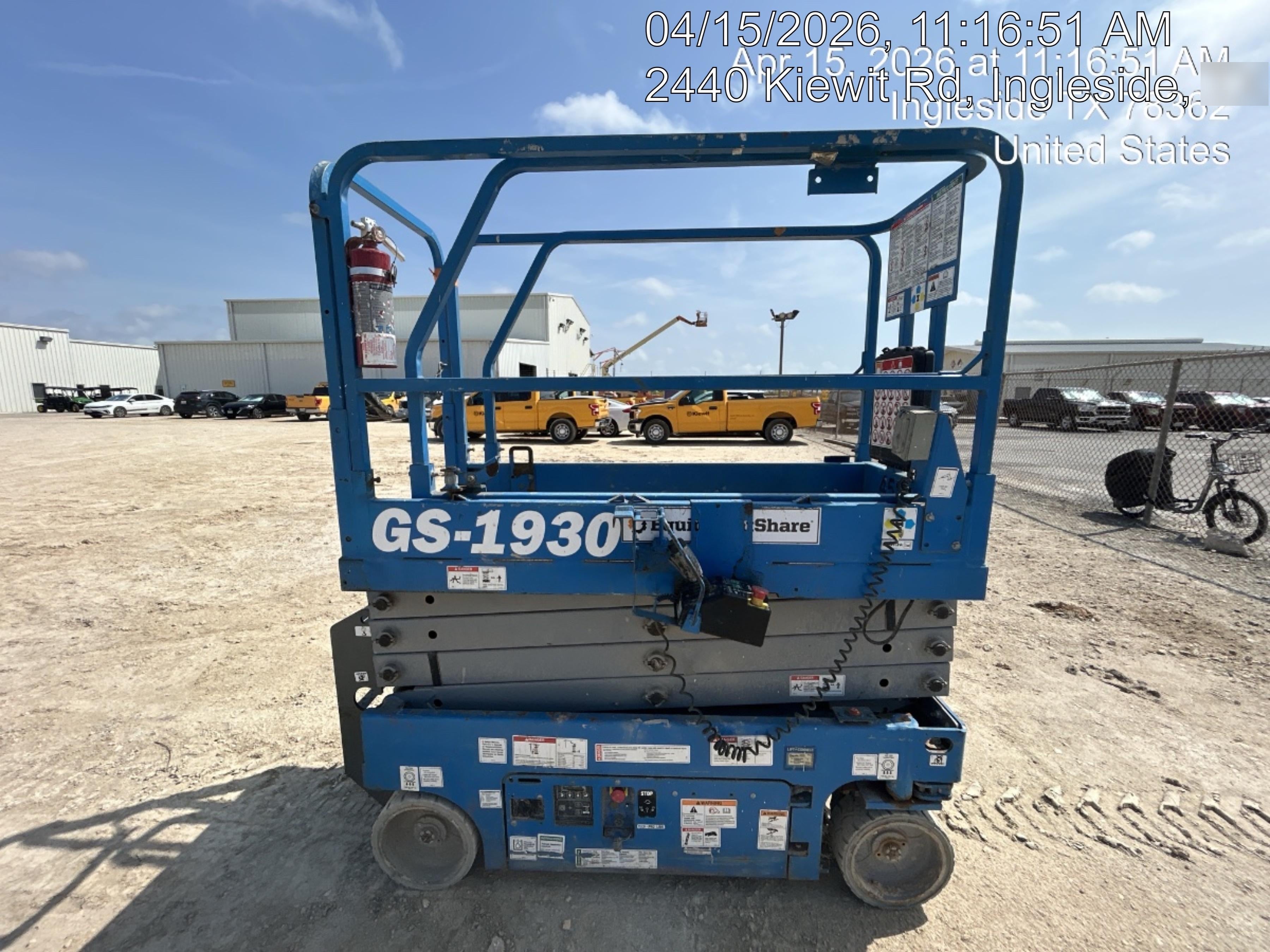 2019 Genie GS-1930 Fixed rails with chain Entry