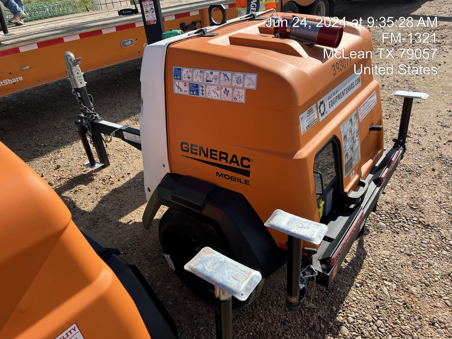 2024 Generac MLT2 Diesel, Flex Switch 120V Input, Powerzone Controller, 
(4) 320W LED Lights, 4kW Generator, 39.9 Gal Fuel Tank, 2" Ball, T3