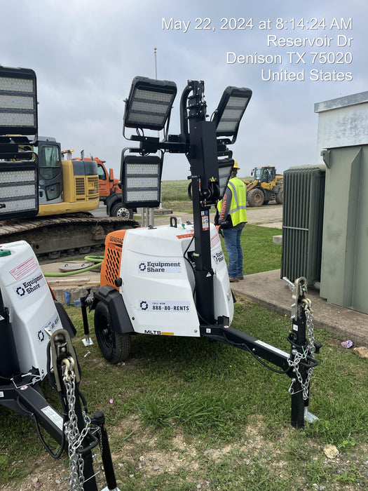 2024 Generac MLT2 Diesel, Flex Switch 120V Input, Powerzone Controller, 
(4) 320W LED Lights, 4kW Generator, 39.9 Gal Fuel Tank, 2" Ball, T3