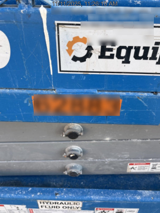 2020 Genie GS-1930 Solid Non Marking Tires, Beacon, Folding rails with half height swing gate