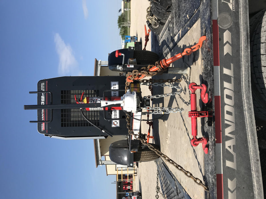 2019 Lincoln Electric Vantage 322 Ready-Pak 3, Two Wheel Trailer, Fender and Light Kit, Cable Rack