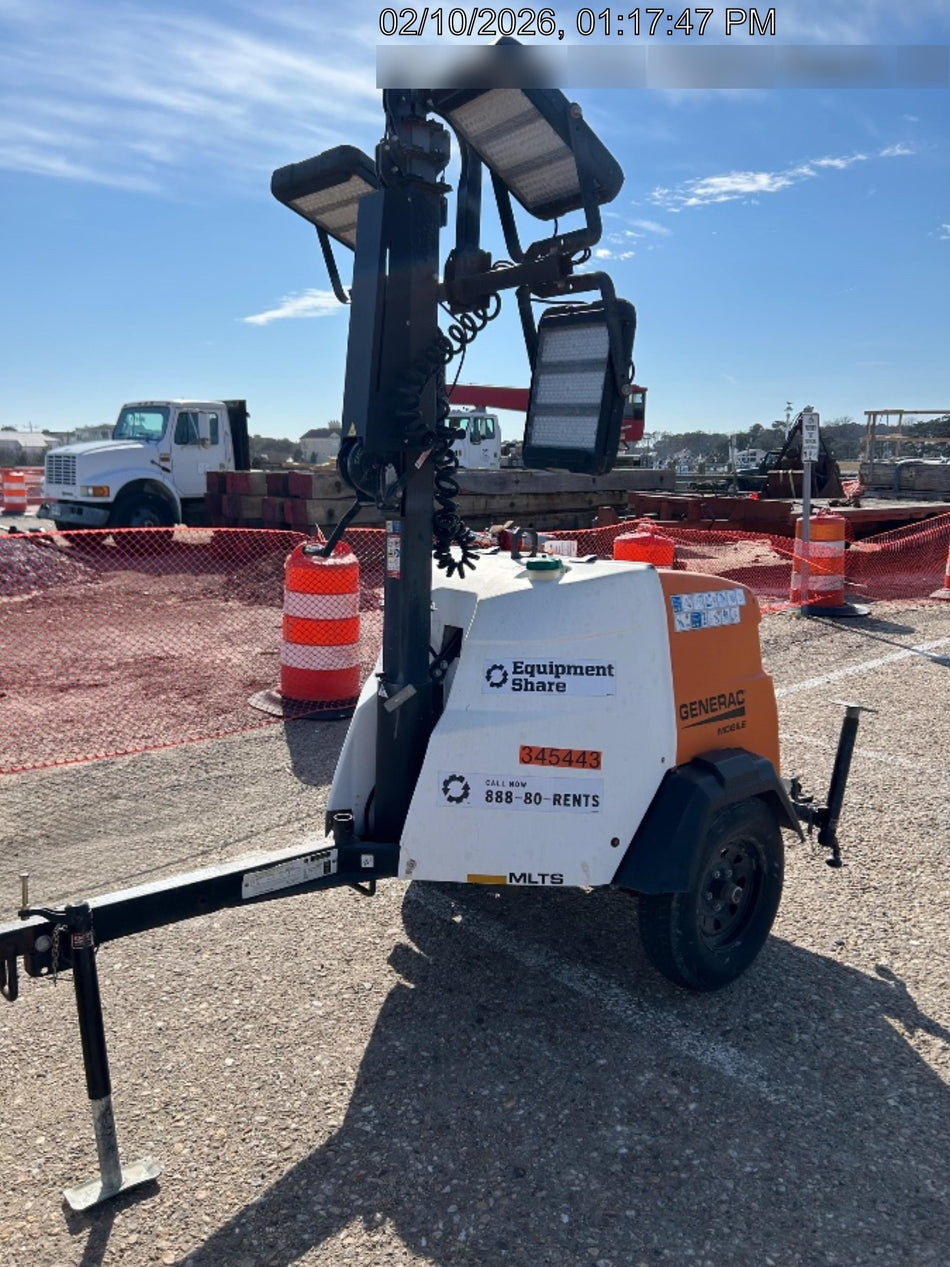 2023 Generac MLT2 Diesel, Flex Switch 120V Input, Powerzone Controller, (4) 320W LED Lights, 4kW Generator, 39.9 Gal Fuel Tank, 2" Ball, T3