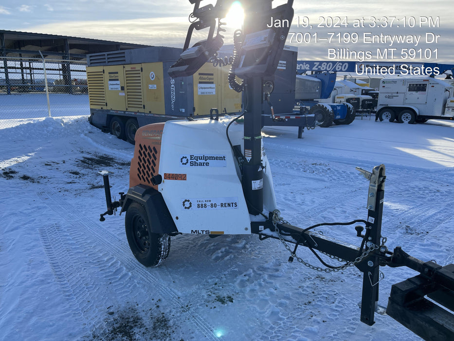 2023 Generac MLT2 Diesel, Flex Switch 120V Input, Powerzone Controller, (4) 320W LED Lights, 4kW Generator, 39.9 Gal Fuel Tank, 2" Ball, T3