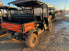 Kubota RTV-X1140W-H Kubota RTVX1140WH 4wd Utility Cart, LED Strobe, Windshield Tempered Glass, Plastic Canopy, Wire Harness Kit, Backup Alarm