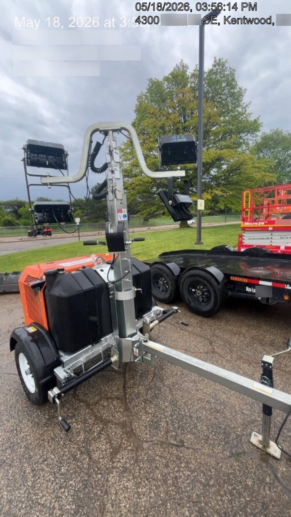 2024 Wanco WLTT-4MM4K Diesel, Deep Sea Controller, Shore Power Plug, Auto Start, (4) 350W LED Floodlights, 4kW Generator, 60 Gal Fuel Tank, 2" Ball, T3