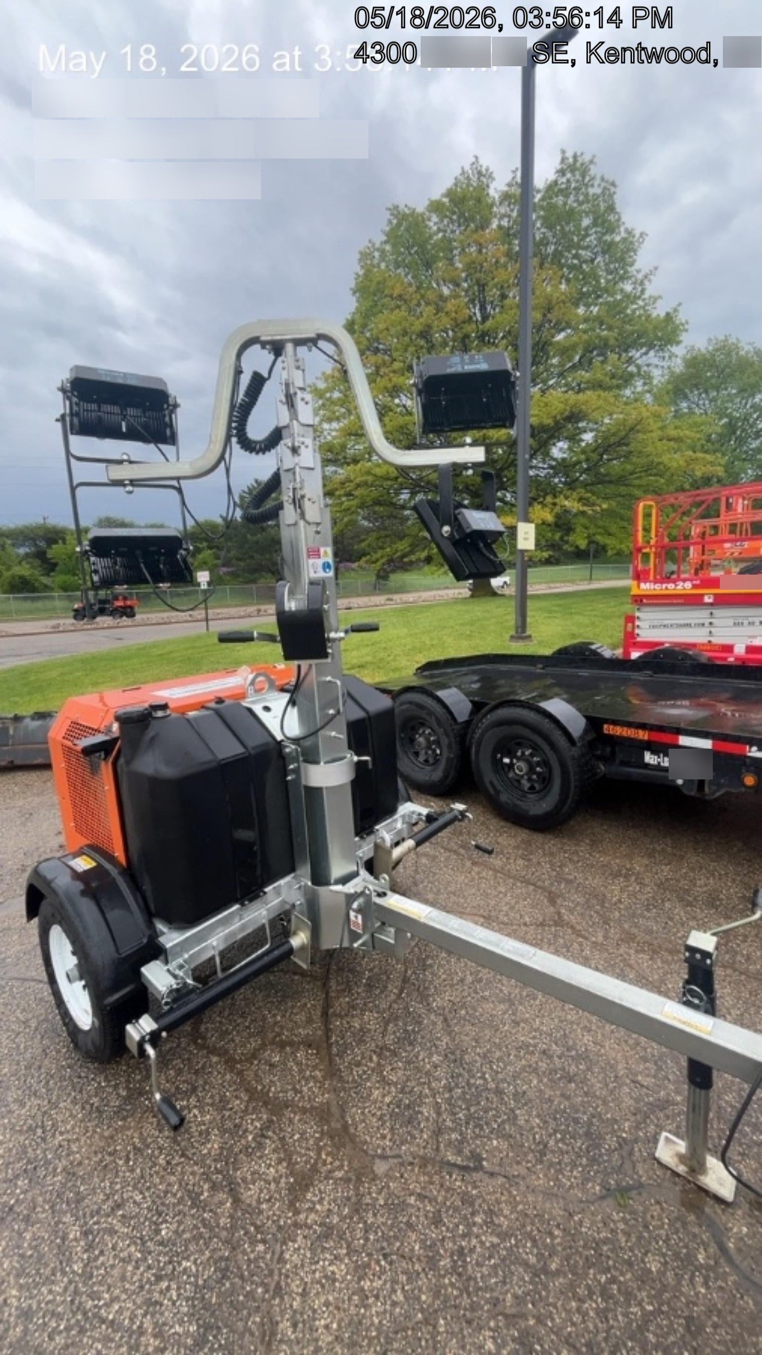 2024 Wanco WLTT-4MM4K Diesel, Deep Sea Controller, Shore Power Plug, Auto Start, (4) 350W LED Floodlights, 4kW Generator, 60 Gal Fuel Tank, 2" Ball, T3
