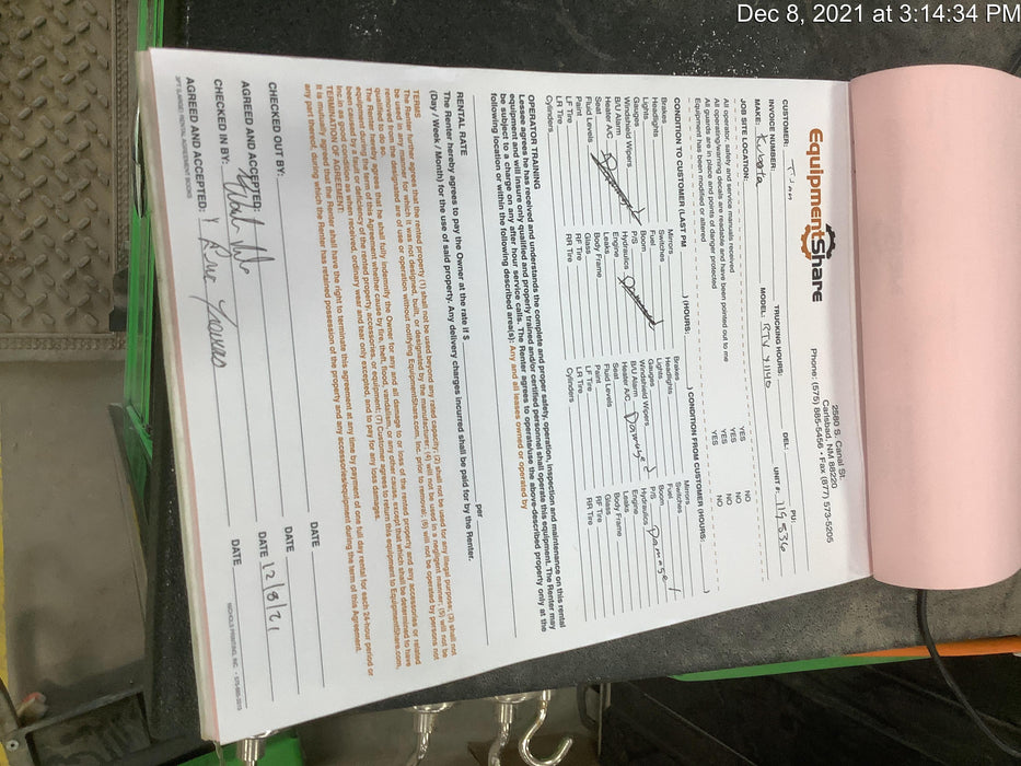 2020 Kubota RTV-X1140W-H Canopy, 4-Seater, Diesel, Windshield Acrylic Clear, LED Strobe, Backup Alarm