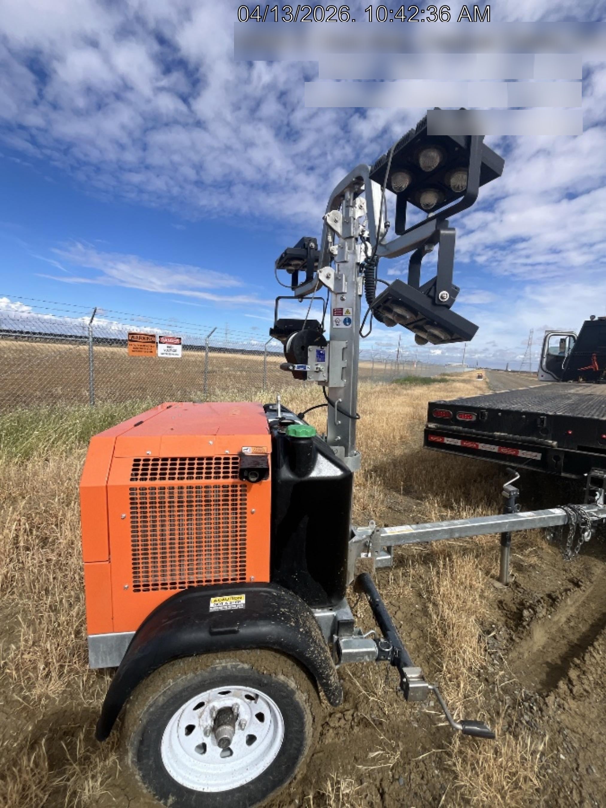 2024 Wanco WLTT-4MM4K Diesel, Deep Sea Controller, Shore Power Plug, Auto Start, (4) 350W LED Floodlights, 4kW Generator, 60 Gal Fuel Tank, 2" Ball, T3