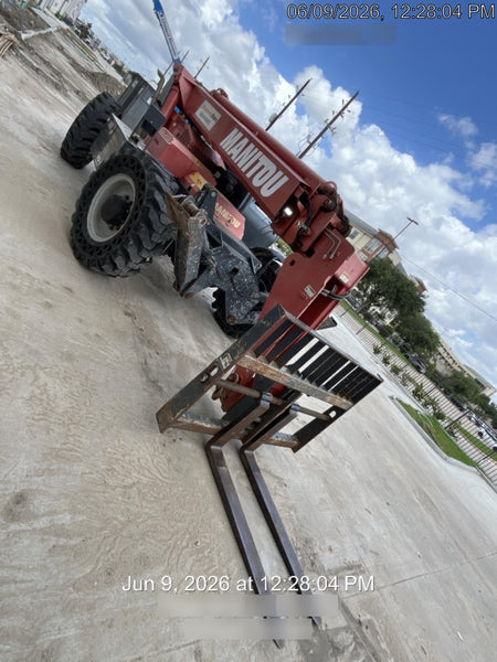 2018 Manitou MTA10055 Manitou MTA 10055 w/Open ROPS, Work Lights/Strobe, Aux Hyd, Solid Tires, Lift Hook, 66" Carriage, 60" Forks