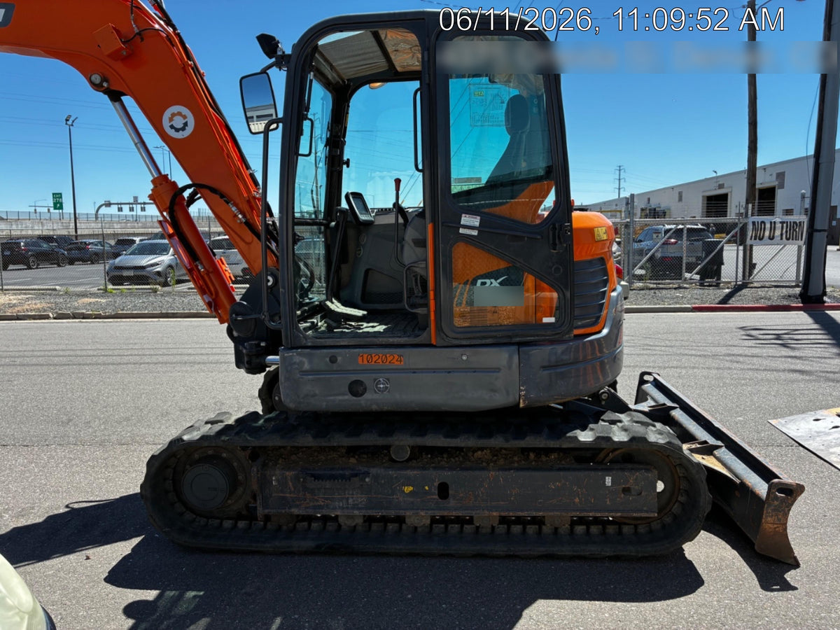 2019 Doosan DX85R-3 Standard Track Mini Excavator