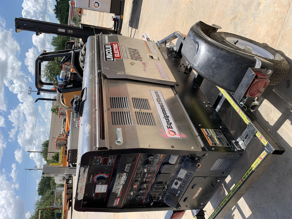 2019 Lincoln Electric Vantage 322 Welder Ready-Pak 3, Two wheel trailer, Fender and Light kit, Cable Rack