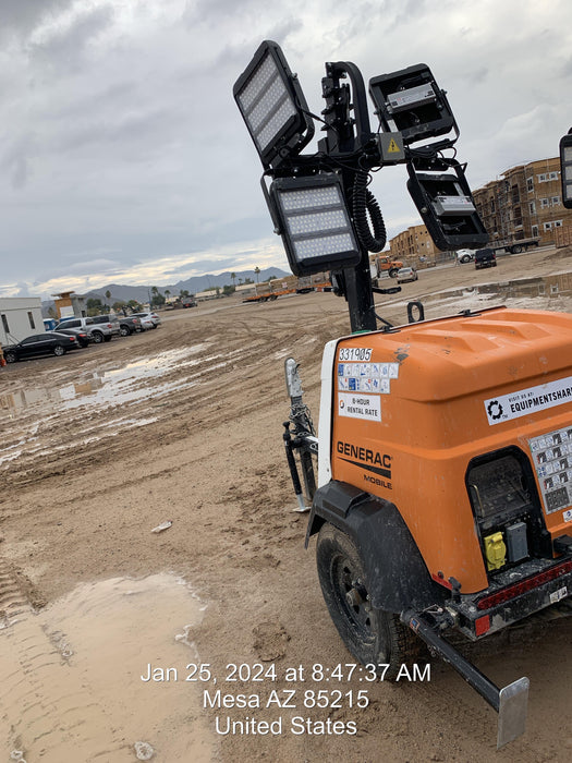 2023 Generac MLT2 Diesel, Flex Switch 120V Input, Powerzone Controller, (4) 320W LED Lights, 4kW Generator, 39.9 Gal Fuel Tank, 2" Ball, T3