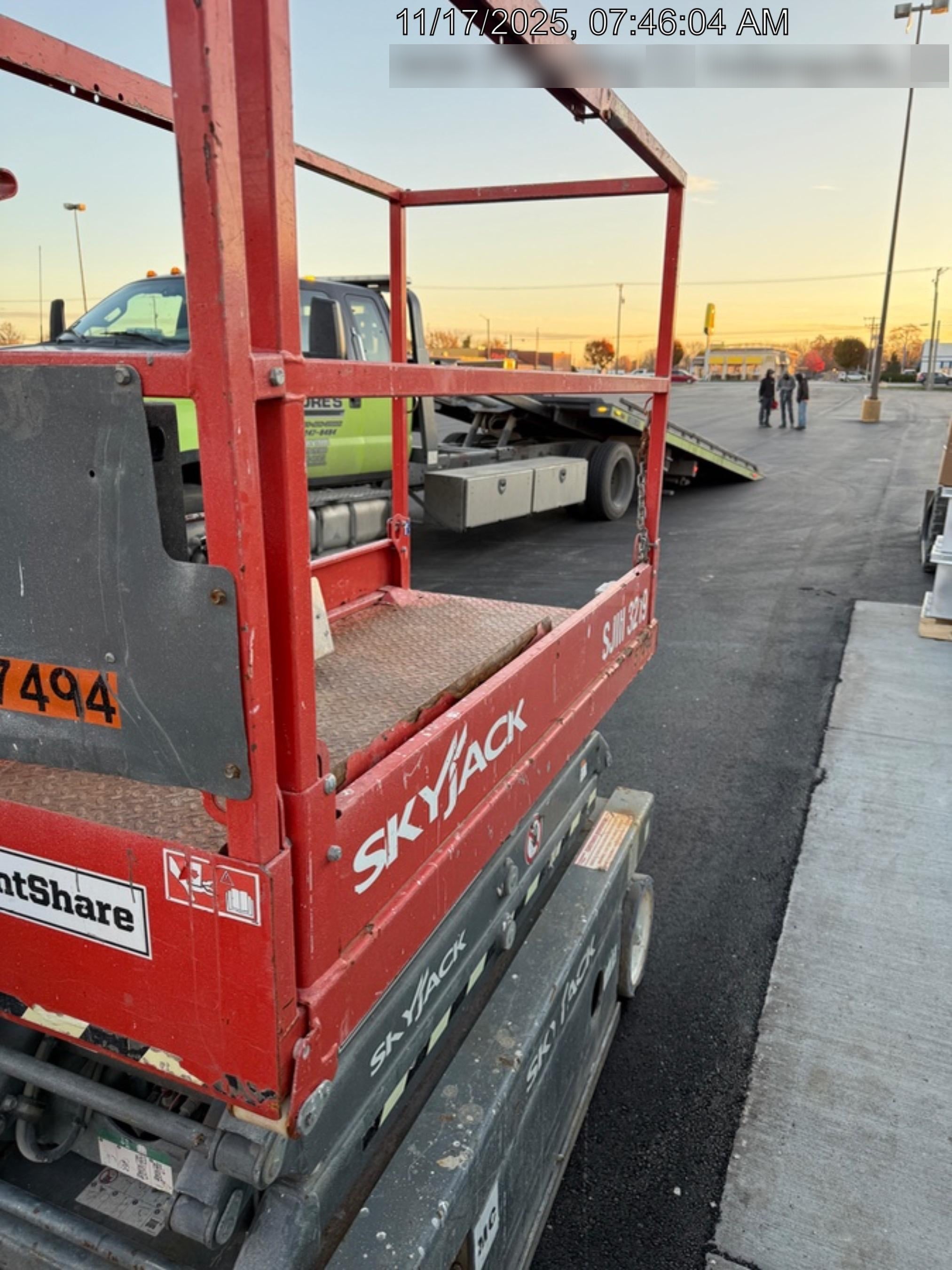 2017 Skyjack SJIII-3219 Standard Rental Specs