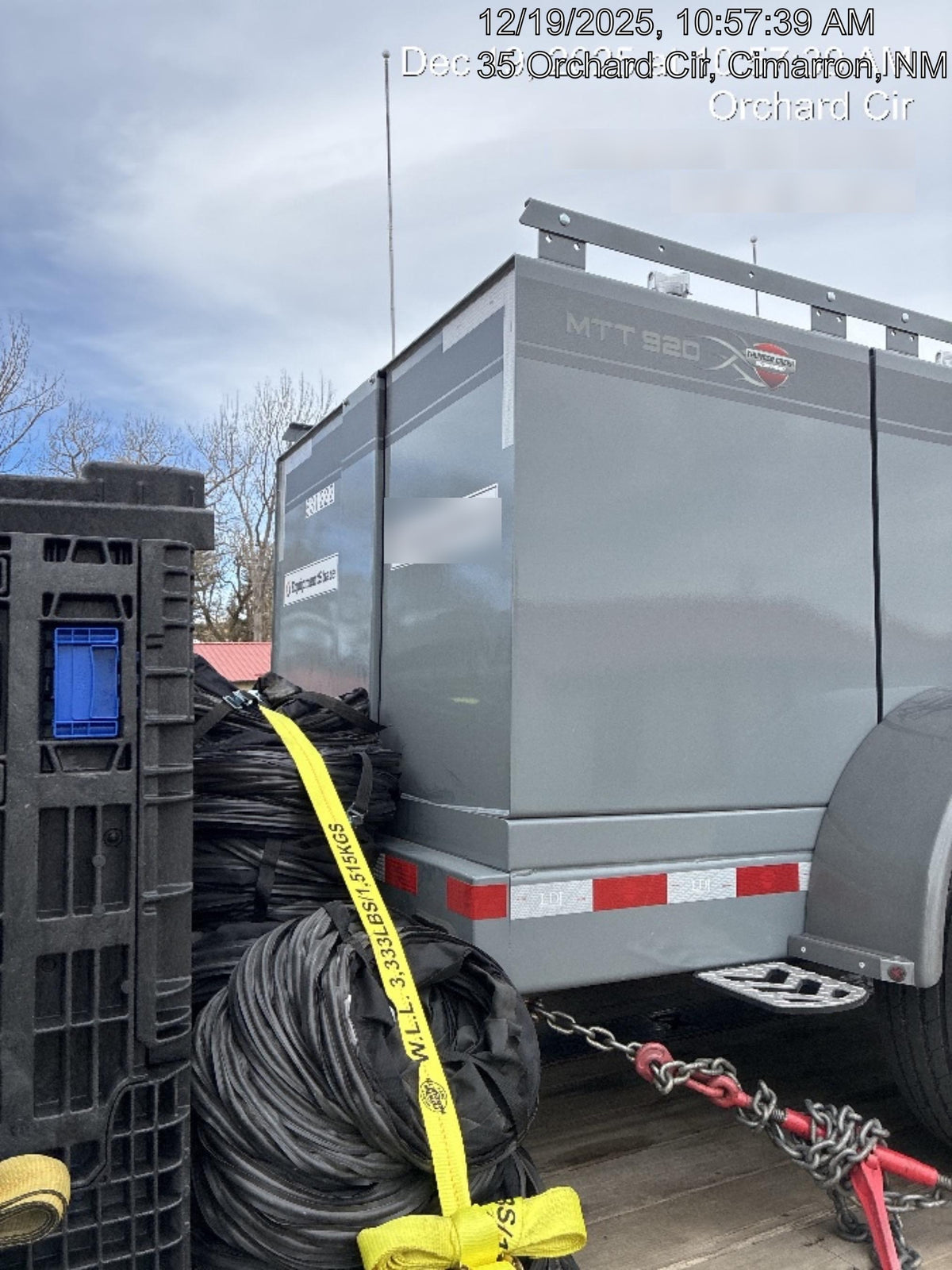2025 THUNDER CREEK MTT920 - Hazmat not required