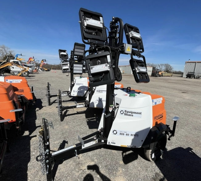 2024 Generac MLT2 Diesel, Flex Switch 120V Input, Powerzone Controller, 
(4) 320W LED Lights, 4kW Generator, 39.9 Gal Fuel Tank, 2" Ball, T3