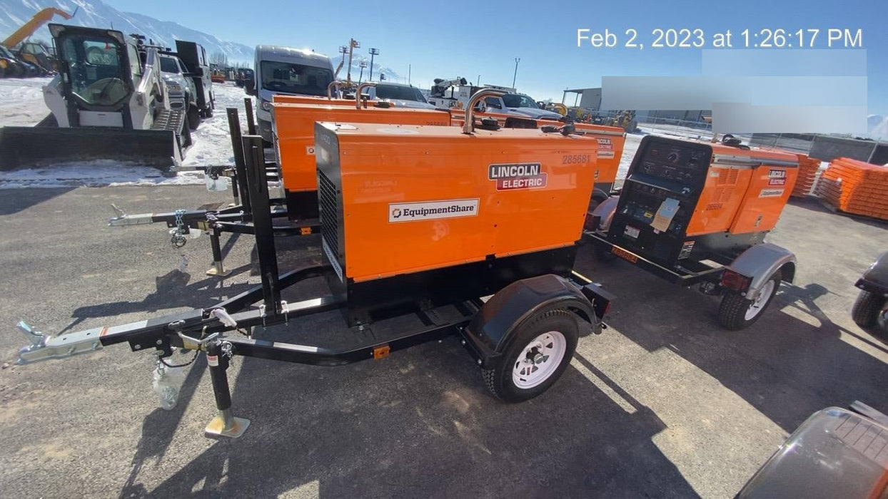 2022 Lincoln Electric LE400 Kubota V1505, Trlr, Cable Rack, Light Kit, ES Decals, T3