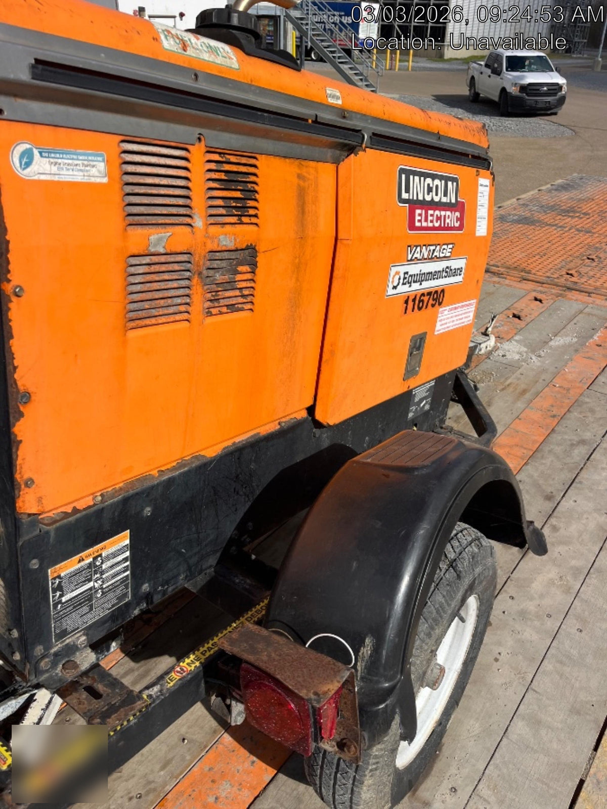 2022 Lincoln Electric LE400 Kubota V1505, Trlr, Cable Rack, Light Kit, ES Decals, T3
