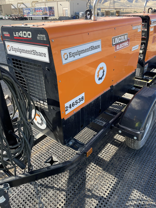 2022 Lincoln Electric LE400 Kubota V1505, Trlr, Cable Rack, Light Kit, ES Decals, T3