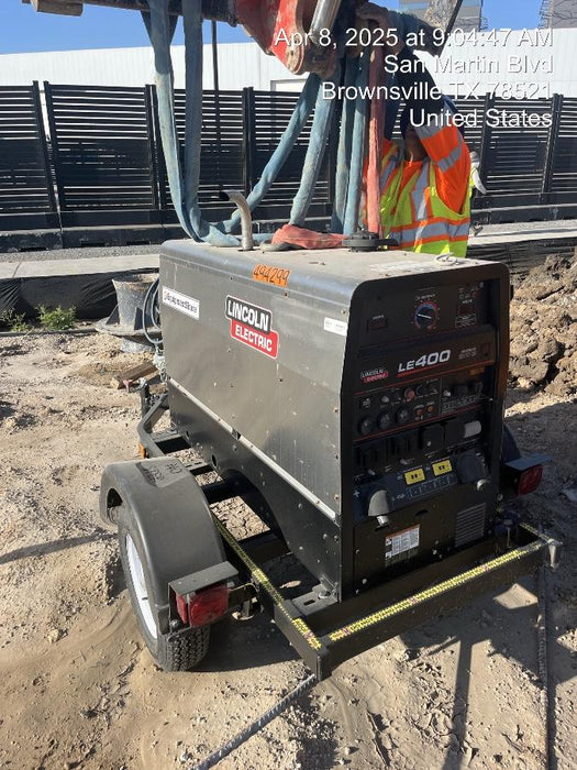 2025 Lincoln Electric LE400 Diesel, Kubota V1505, 22 HP, Trlr, Cable Rack, Light Kit, ES Decals, T3