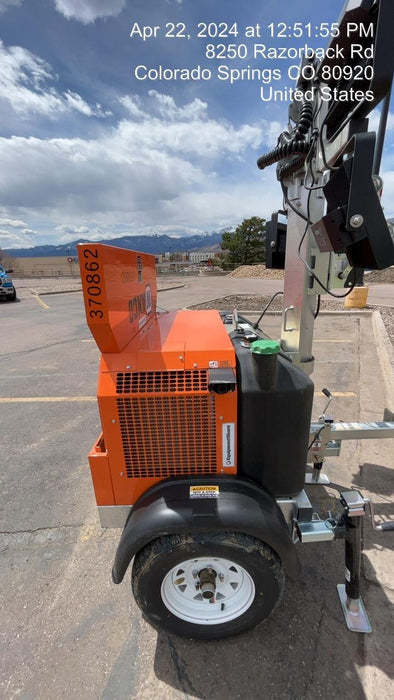 2023 Wanco WLTT-4MM4K Diesel, Deep Sea Controller, Shore Power Plug, Auto Start, (4) 350W LED Floodlights, 4kW Generator, 60 Gal Fuel Tank, 2" Ball, T3