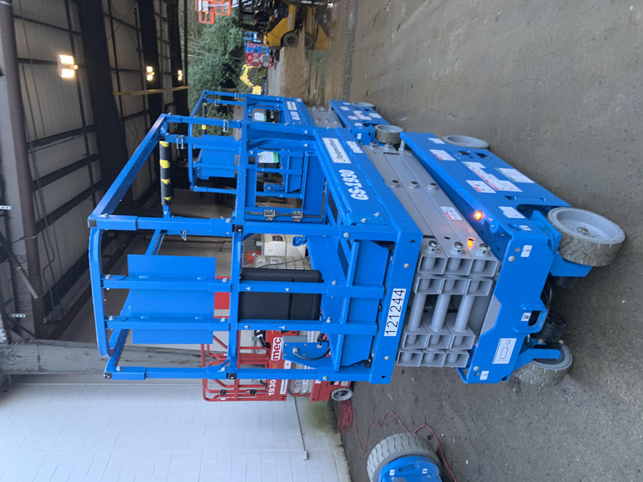 2020 Genie GS-1930 Solid Non Marking Tires, Beacon, Folding rails with half height swing gate, Telematics