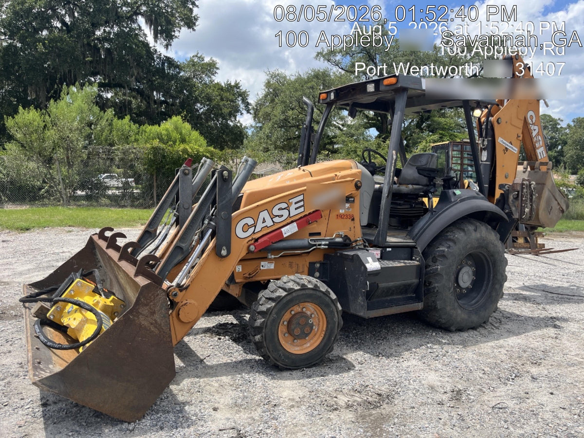 2018 Case 580N STANDARD HOE, ROPS, PILOT CONTROLS, AUX HYD