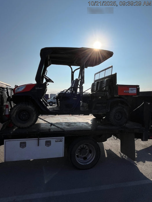 2019 Kubota RTV-X1140W-H 4WD, LED Strobe, Windshield Tempered Glass, Plastic Canopy, Wire Harness Kit, Backup Alarm