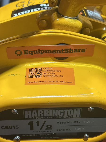 2026 HARRINGTON CB015-20