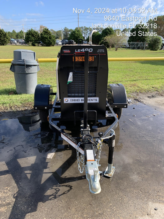 2024 Lincoln Electric LE400 Kubota V1505, Trlr, Cable Rack, Light Kit, ES Decals, T3