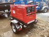 2022 Shindaiwa DGW400MDL Kubota D902 Engine, 23 HP, Dual Op Welder, Wire, Arc, Droop Stick, Tig, and CC Stick Functionality, Simulphase, 3 Phase and 1 Phase Gen Output, Single Axle NB Trlr, Slr Trckl Chrg 12V 12W, Fire Ext