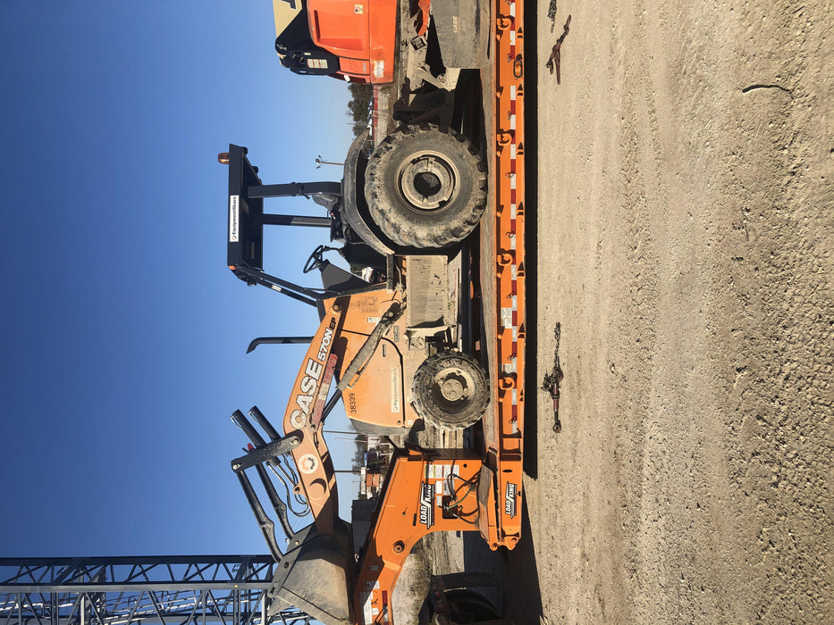 2019 Case 570N EP Canopy, 4WD, GP Front Bucket, Dual Tilt Cylinder, 84" Box Blade w/ Scarifier, Wheel Weights, Beacon
