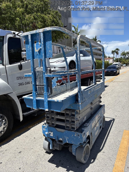 2019 Genie GS-1930 Fixed Rails with Chain Entry