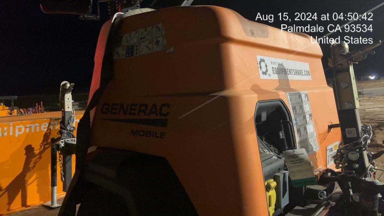 2023 Generac MLT2 Diesel, Flex Switch 120V Input, Powerzone Controller, (4) 320W LED Lights, 4kW Generator, 39.9 Gal Fuel Tank, 2" Ball, T3