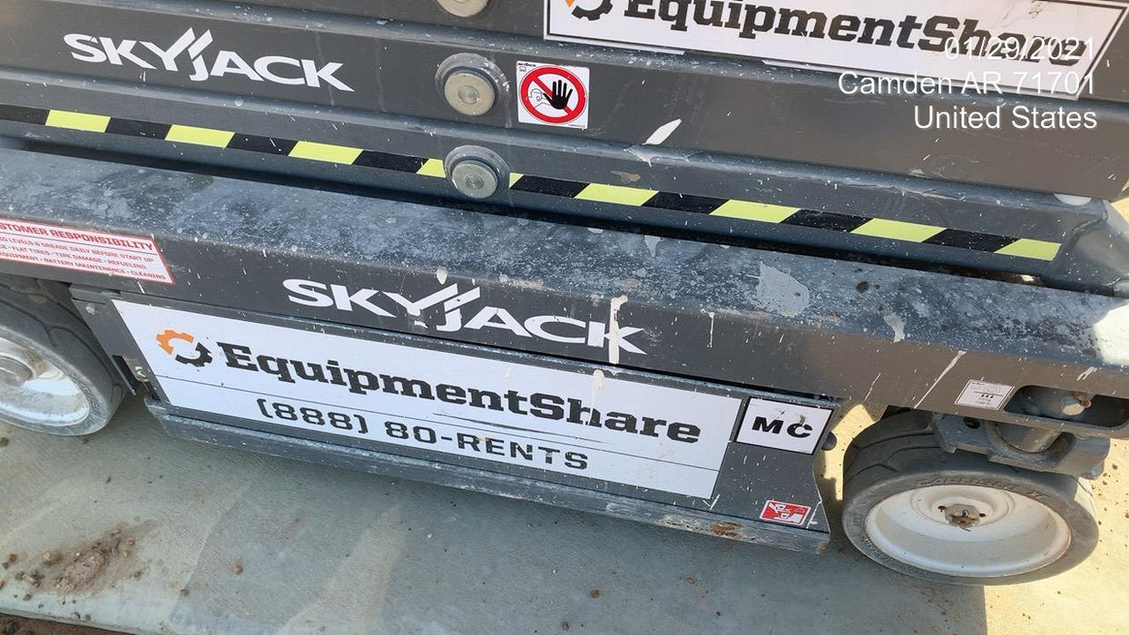 2019 Skyjack SJIII-3219 Standard Options, Trojan Batteries