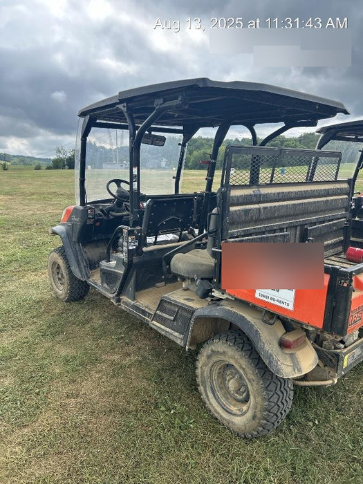 2022 Kubota RTV-X1140W-H Plastic Canopy, Windshield Acrylic Clear, LED Strobe Light, Wire Harness Kit, Back up Alarm