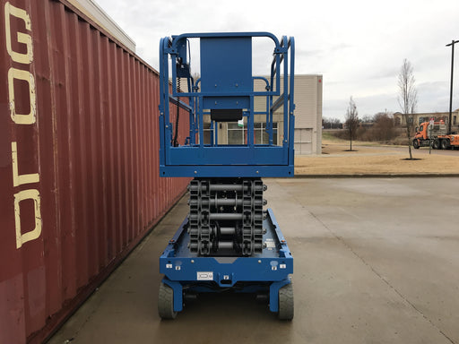 2019 Genie GS-4047 Folding rails with half height swing gate