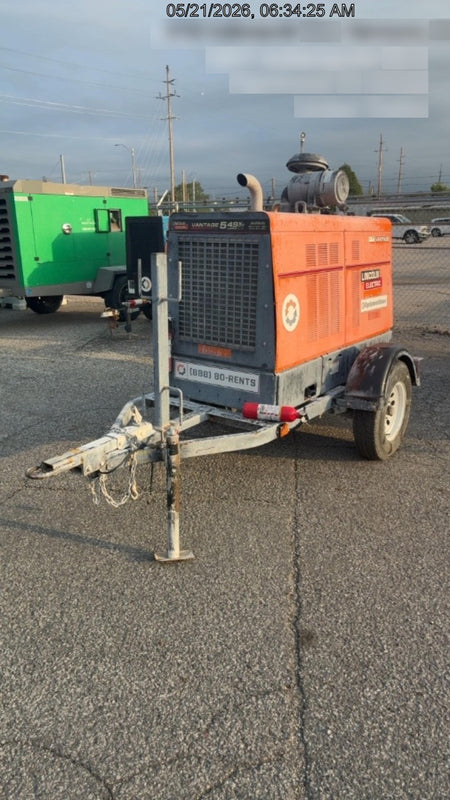 2021 Lincoln Electric Vantage 549X Ready Pak 3, ORANGE (includes trailer, cable rack, fender light kit)