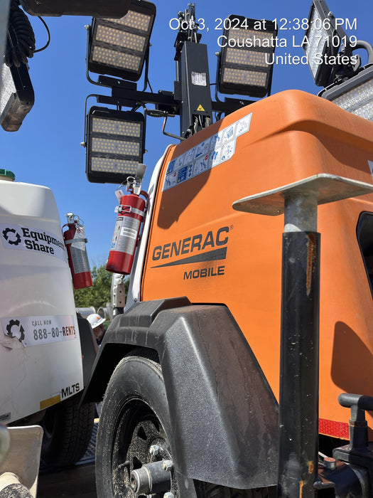 2023 Generac MLT2 Diesel, Flex Switch 120V Input, Powerzone Controller, 
(4) 320W LED Lights, 4kW Generator, 39.9 Gal Fuel Tank, 2" Ball, T3