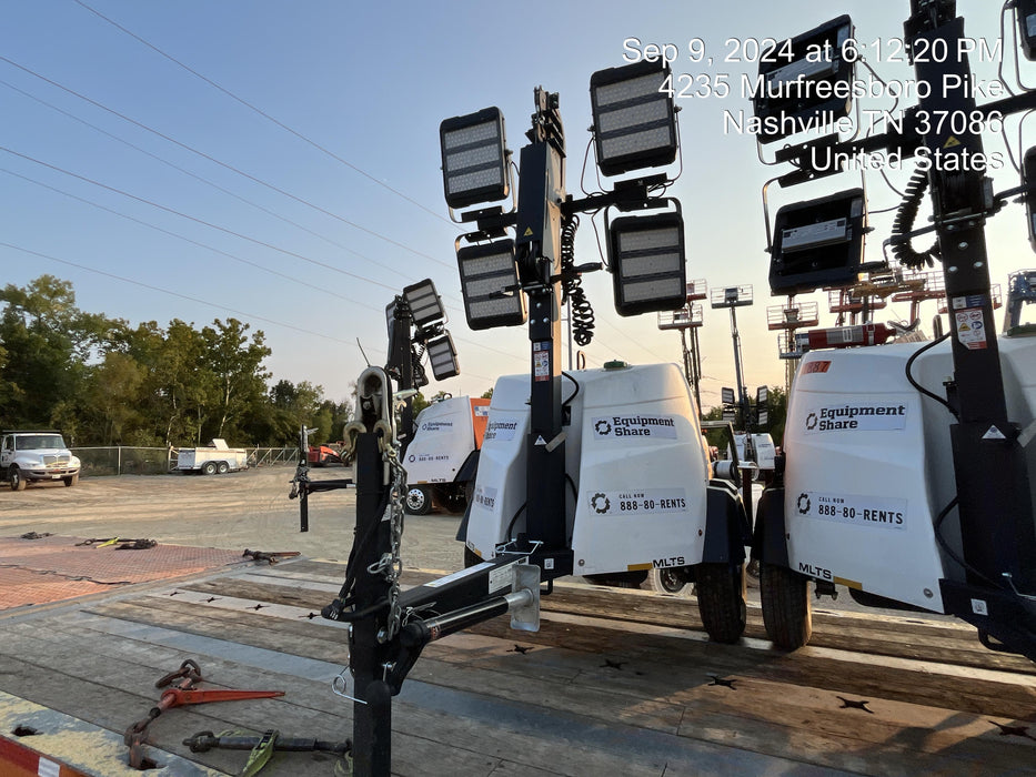 2023 Generac MLT2 Diesel, Flex Switch 120V Input, Powerzone Controller, 
(4) 320W LED Lights, 4kW Generator, 39.9 Gal Fuel Tank, 2" Ball, T3