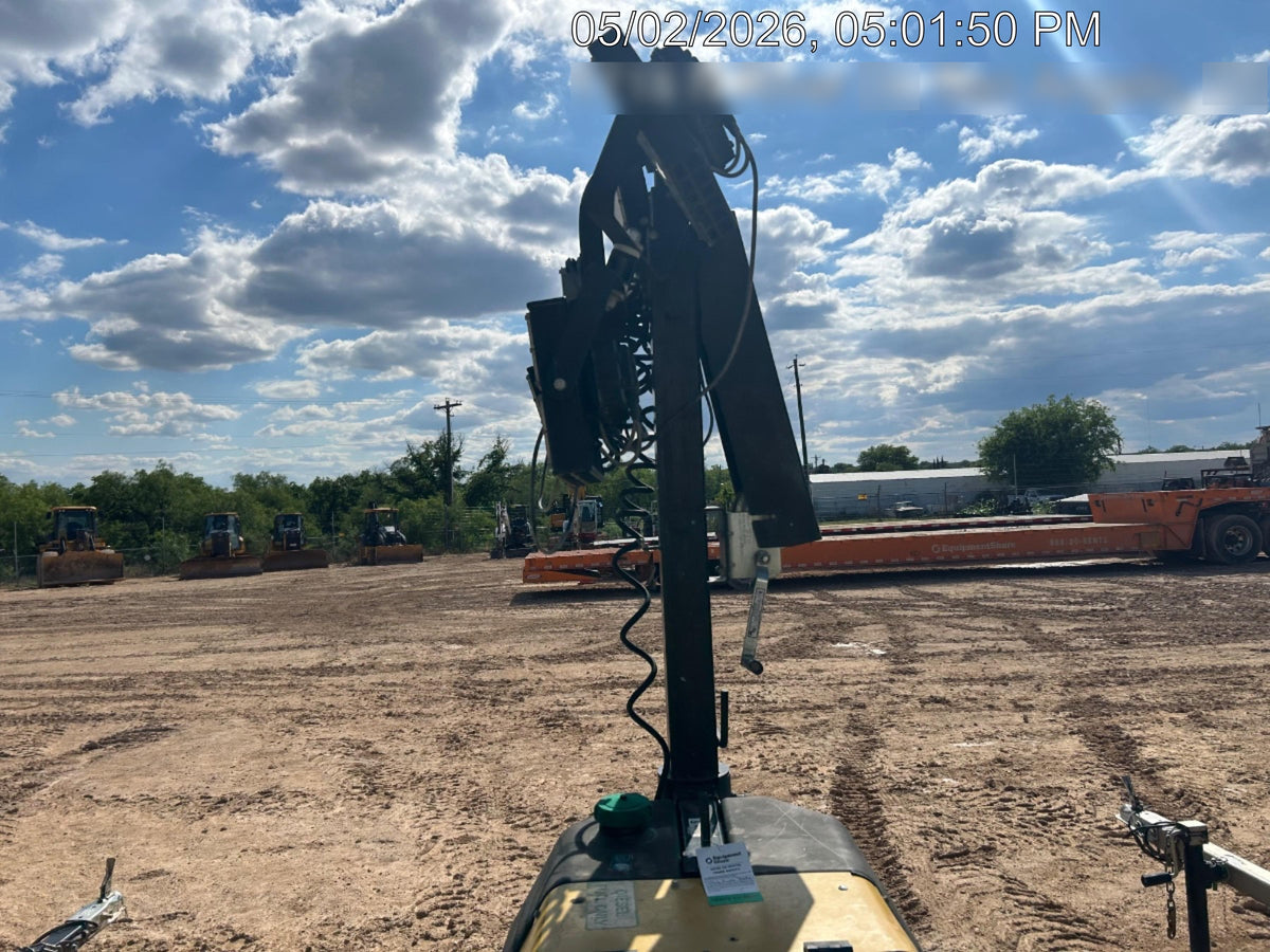 2021 Allmand NLV3GR (4) LED Light Fixture 350W, 23' Vertical Mast, 3kW Prime, Towable, Deep Sea L401, Leveling Jacks, Yanmar T4F 5.8hp