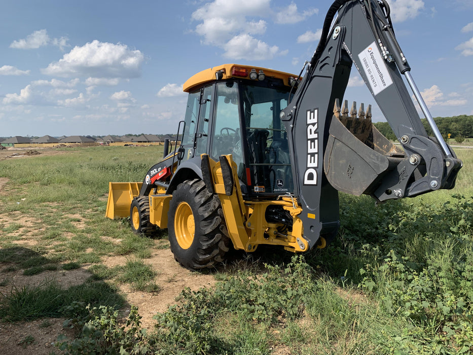 2020 John Deere 310LEP Cab/Heat/Air, 4WD, Standard Stick, Pilot Controls, 2 Way Hydraulics, TAG Manual QC