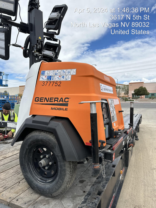 2023 Generac MLT2 Diesel, Flex Switch 120V Input, Powerzone Controller, 
(4) 320W LED Lights, 4kW Generator, 39.9 Gal Fuel Tank, 2" Ball, T3