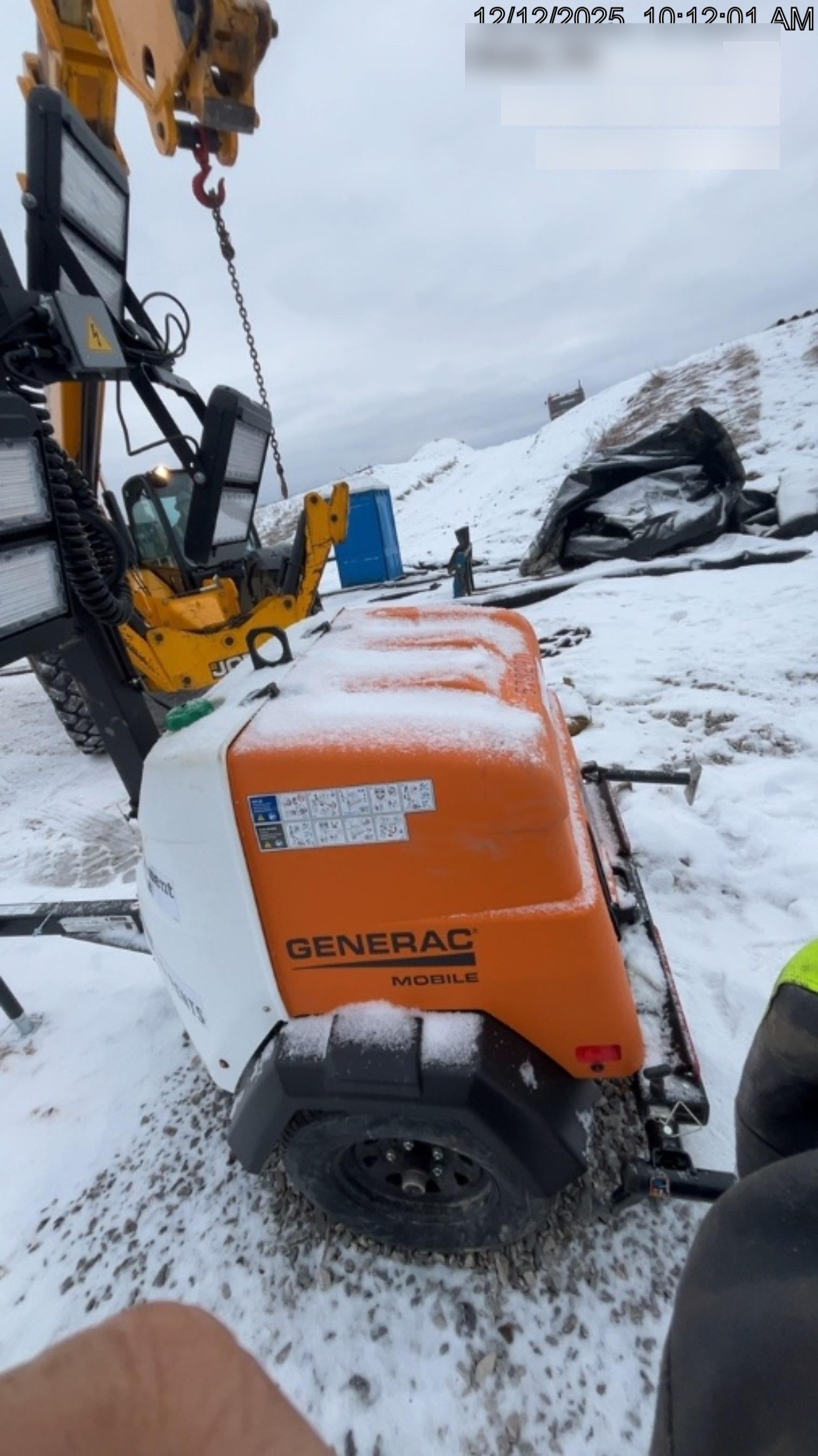2023 Generac MLT2 Diesel, Flex Switch 120V Input, Powerzone Controller, (4) 320W LED Lights, 4kW Generator, 39.9 Gal Fuel Tank, 2" Ball, T3