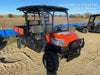 2022 Kubota RTV-X1140W-H Plastic Canopy, Windshield Acrylic Clear, LED Strobe Light, Wire Harness Kit, Back up Alarm