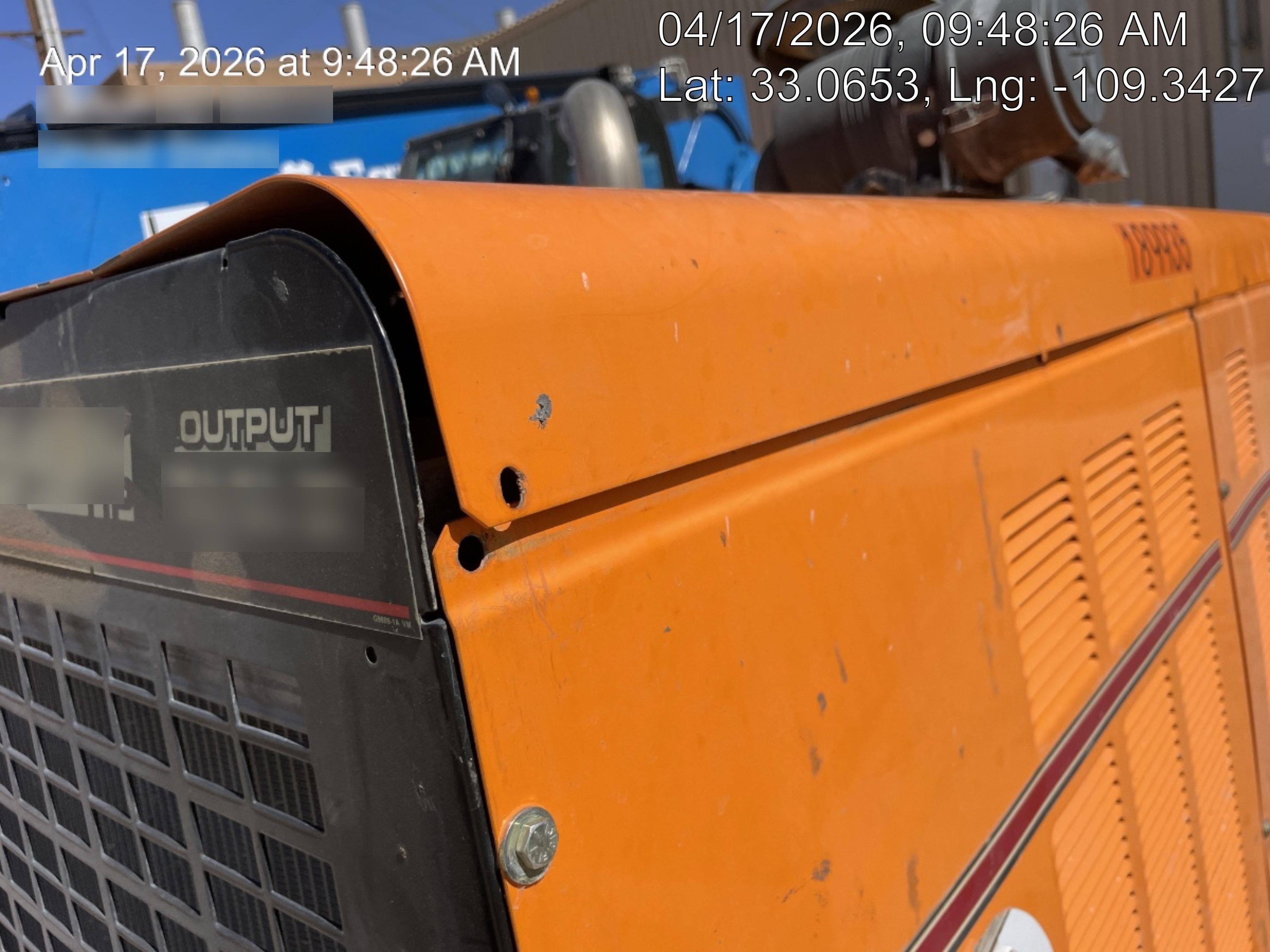 2021 Lincoln Electric Vantage 549X Ready Pak 3, ORANGE (includes trailer, cable rack, fender light kit)
