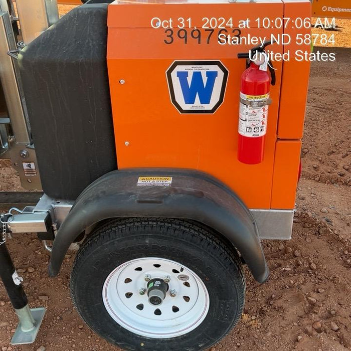 2024 Wanco WLTT-4MM4K Diesel, Deep Sea Controller, Shore Power Plug, Auto Start, (4) 350W LED Floodlights, 4kW Generator, 60 Gal Fuel Tank, 2" Ball, T3