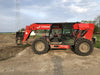 2020 Manitou MTA12055SER3 Cab/Heat/Air, Solid Tires, Amber Strobe, Lift Hook w/66" Carriage, 60" Forks