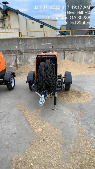 2021 Lincoln Electric Vantage 322 Vantage 322 Ready Pak 3 w/ Decals, ORANGE (includes trailer, cable rack, fender light kit) NO Telematics