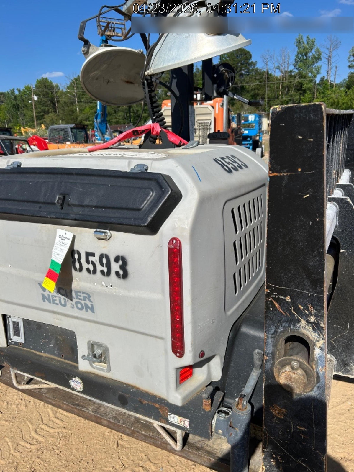 2018 Wacker Neuson LTV6L-MH Wacker Neuson LTV6L Towable Light Tower