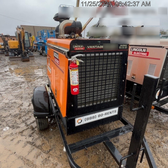 2021 Lincoln Electric Vantage 549X Ready Pak 3, ORANGE (includes trailer, cable rack, fender light kit)